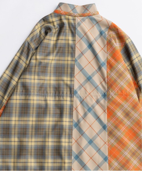 モッズコート コート Plaid Mods Coat/チェックモッズコート「MAISON SPECIAL/メゾンスペシャル」 レディースの画像