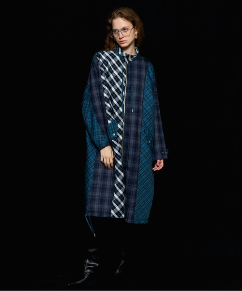 モッズコート コート Plaid Mods Coat/チェックモッズコート「MAISON SPECIAL/メゾンスペシャル」 レディースの画像