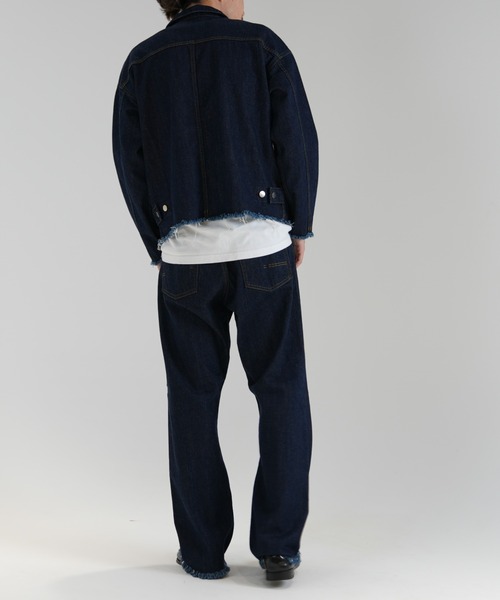 「.ENDRECHERI.」 デニムパンツ M インディゴブルー メンズ