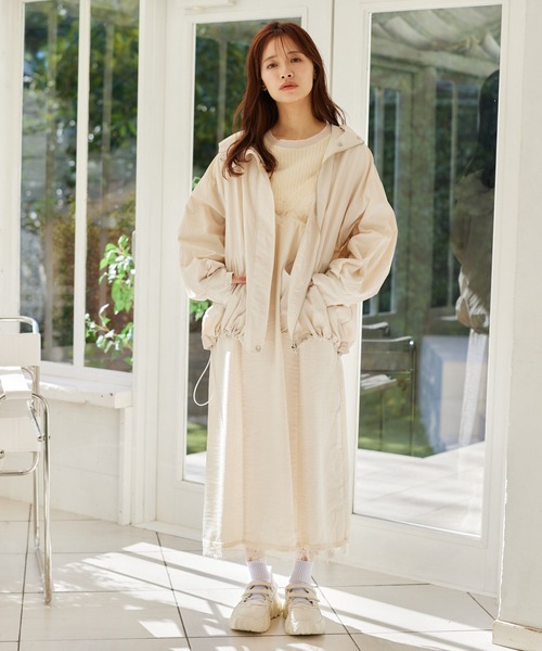 「mysty woman」 マウンテンパーカー FREE カーキ レディース_画像3