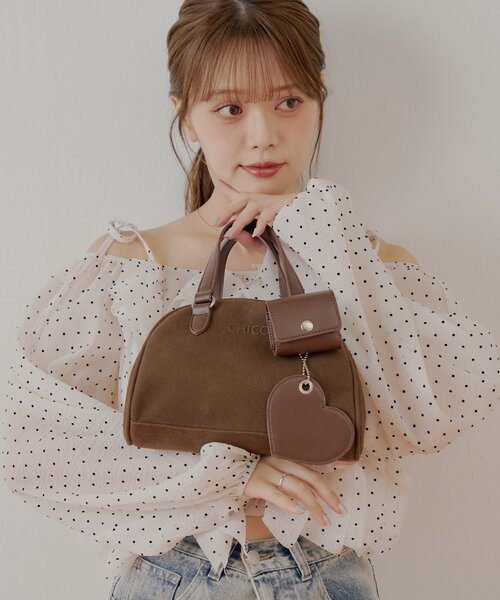 Chico（チコ） ボストンバッグ 「REVIVAL/WEB限定」チャーム付ミニ