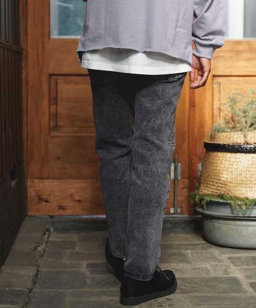 「BAYFLOW」 加工スキニーデニムパンツ MEDIUM ブルー メンズ