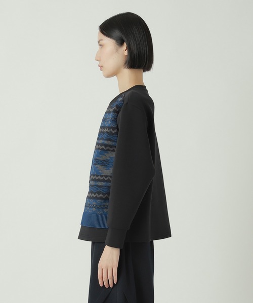 美品 ZUCCa ズッカ ドッキングセーター ZUCCa（ズッカ） ワンピース シャツドッキングニット / ワンピース / S