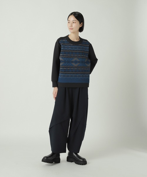 ZUCCa（ズッカ） トレーナー スウェット (S)ジャガードニット