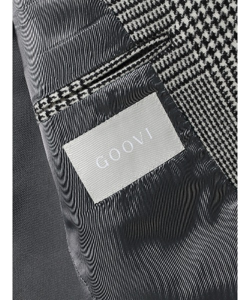 チェスターコート コート GOOVI シングルチェスターコート ウール