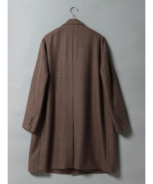 チェスターコート コート GOOVI シングルチェスターコート ウール