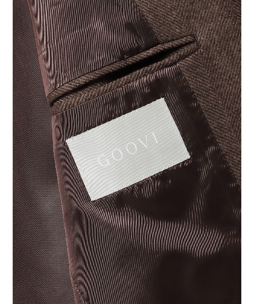 チェスターコート コート GOOVI シングルチェスターコート ウール