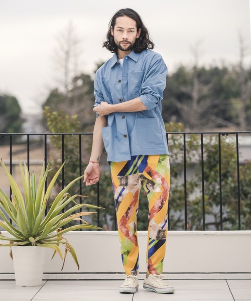 CAMBIO（カンビオ） カバーオール L ピンク メンズ : ZOZOTOWN Yahoo