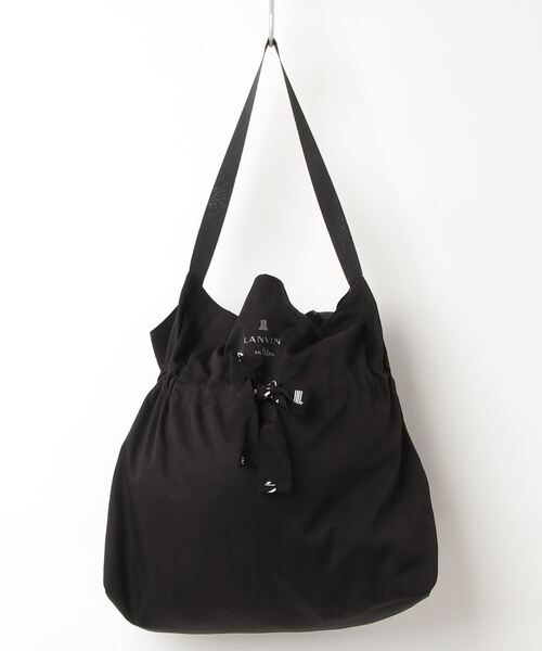 LANVIN en Bleu 「LANVIN Bleu」 リボン2WAYバッグ - ブラック