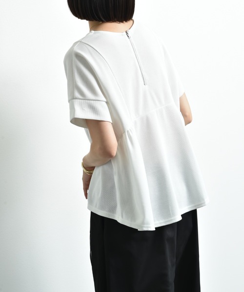 「INTERPLANET」 半袖カットソー FREE ブラック レディース_画像6