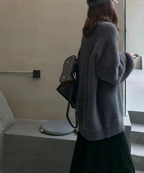 SpRay（スプレイ） カーディガン シャギーロングカーディガン