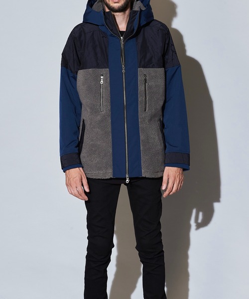 NO ID.（ノーアイディー） ジップアップブルゾン ONE SIZE ネイビー