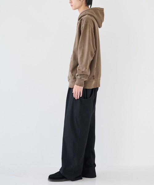 ！値下げ！JieDa VARGINIA ダメージジップパーカー JieDa（ジエダ） パーカー 「JieDa」DAMAGE PATCH ZIP HOODIE メンズ
