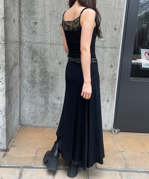 「ROGER AND RAW」 キャミソールワンピース FREE ブラック レディース_画像5