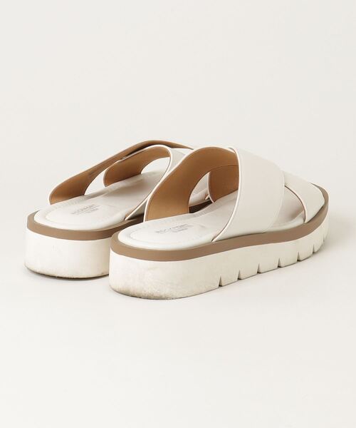 「ROCKPORT」 フラットサンダル 24.5cm ホワイト レディース_画像2