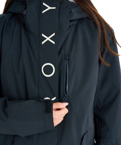 【期間限定セール】ROXY ロキシー　スノボウエア　M　黒　パーカー ROXY（ロキシー） マウンテンパーカー ウインドブレーカー ROXY JETTY