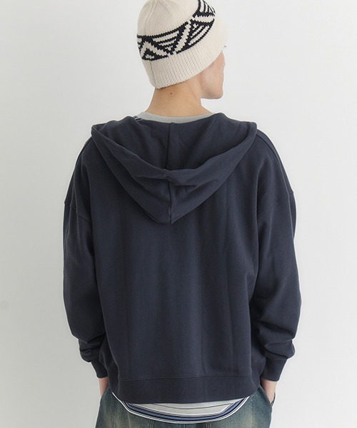 BACK NUMBER パーカー 「BACK NUMBER」スウェットジップパーカー