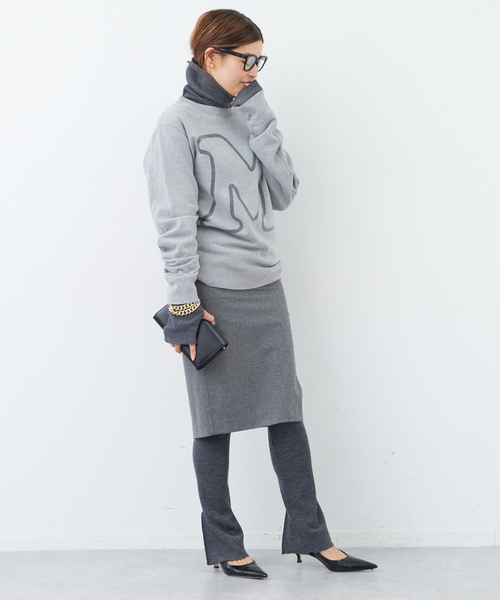 Deuxieme Classe（ドゥーズィエムクラス） タイトスカート 38 グレー