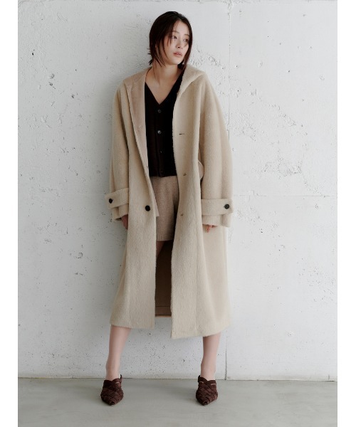MIESROHE（ミースロエ） コート アウター フェイクファーロングフード