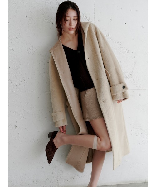 MIESROHE（ミースロエ） コート アウター フェイクファーロングフード