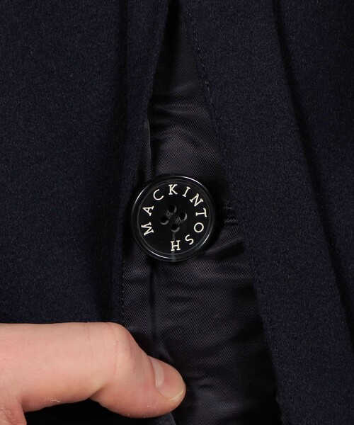 ステンカラーコート コート MACKINTOSH DUNKELD Loro Piana RAIN SYSTEM ウールステンカラーコート メンズの画像