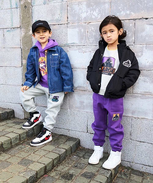 「XLARGE KIDS」 「KIDS」ブルゾン 100cm ネイビー キッズ_画像8