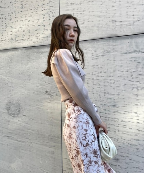 「SNIDEL」 長袖ニット FREE ホワイト レディース_画像9