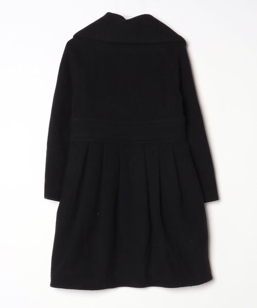 【美品✨】ランバンオンブルー 中綿ツイードコート キルティング 黒 38 LANVIN en Bleu 「LANVIN Bleu」 コート 38 ブラック レディース