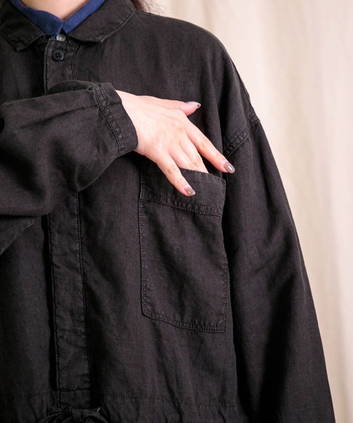 Brocante オールインワン 「Brocante / ブロカント」 リネンキャンバス