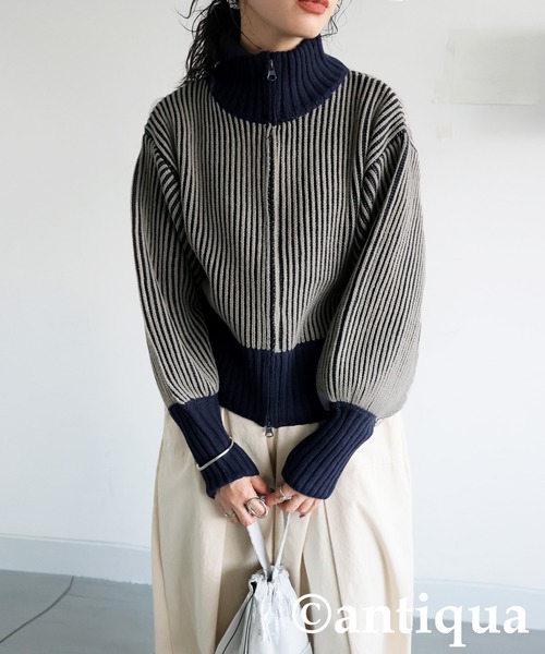 ku.h出品 ikka（イッカ） シャツ バイカラーオープンカラーシャツ メンズ