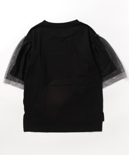 「PREFERIR」 「vingtrois」半袖カットソー MEDIUM ブラック レディース_画像2