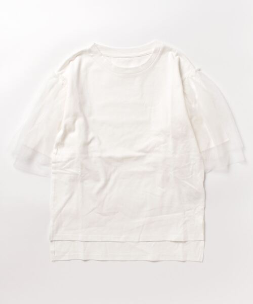 「PREFERIR」 「vingtrois」半袖カットソー MEDIUM ブラック レディース_画像4