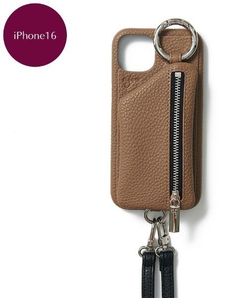 ajew/エジュー/【ひも付き】 iPhone16_16Proケース ajew（エジュー） スマホケース ajew/エジュー/「ひも付き