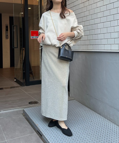 「CAPRICIEUX LE'MAGE」 スウェットカットソー FREE オフホワイト レディース_画像5