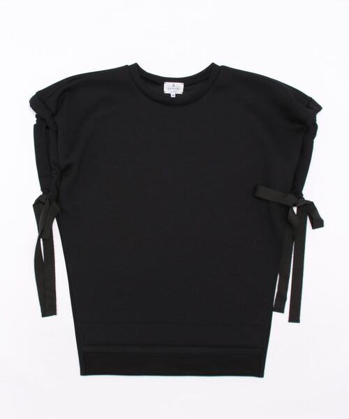 LANVIN en Bleu 「LANVIN Bleu」 ノースリーブトップス 38 ブラック 