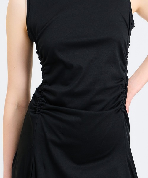 「ESTNATION」 ノースリーブワンピース 36 オレンジ レディース_画像7