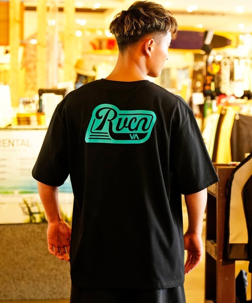 「RVCA」 半袖Tシャツ S ブラック メンズ_画像4