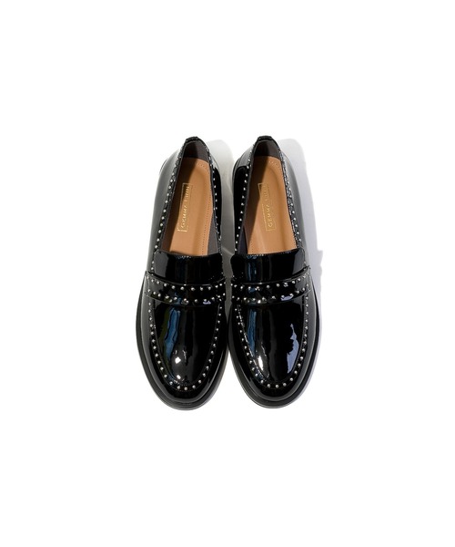 「Daniella&GEMMA」 フラットパンプス 38 ブラック レディース_画像3