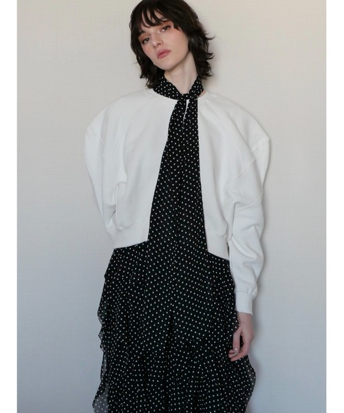 AMOMMA（アモマ） ワンピース ADELE DOT CIFFON TIE DRESS : ZOZOTOWN