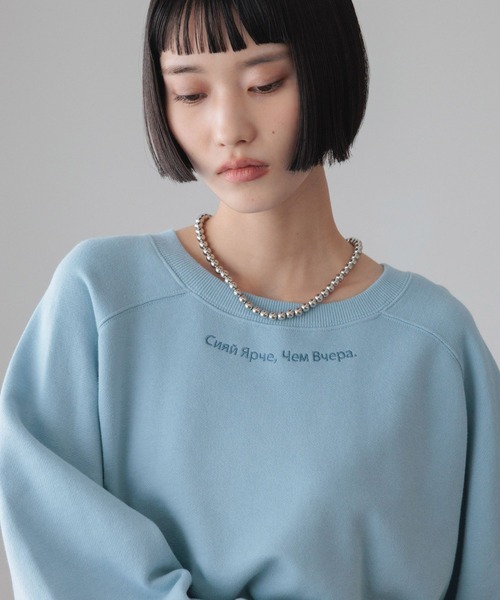 ☆CREA☆新品未使用品♪ピグメントロゴウラケプルオーバーチャコールグレー ZOZOTOWN Yahoo!店 - スウェット｜Yahoo!ショッピング