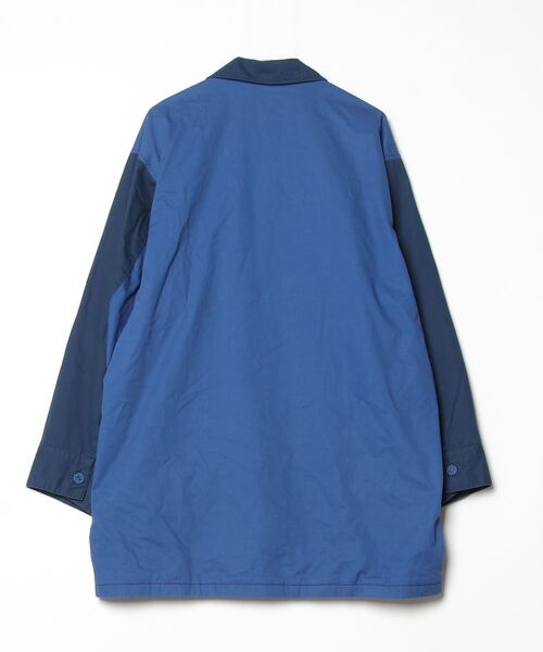 「AlexanderLeeChang」 ステンカラーコート 3 ブルー メンズ_画像2