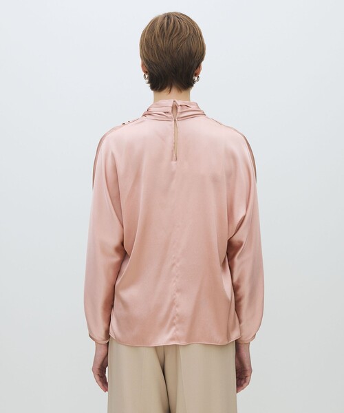 TOMORROWLAND collection ブラウス シャツ ウォッシャブルサテン TOMORROWLAND collection ブラウス シャツ ウォッシャブルサテン