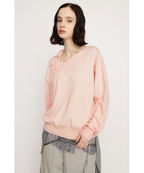 SLY（スライ） ニット セーター 「新色追加」ASYMMETRY NECK LOOSE