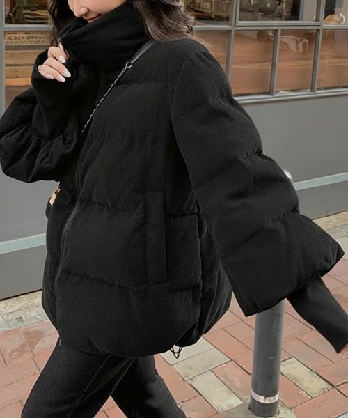 ブルゾン アウター コーデュロイ中綿ジャケット レディース : ZOZOTOWN