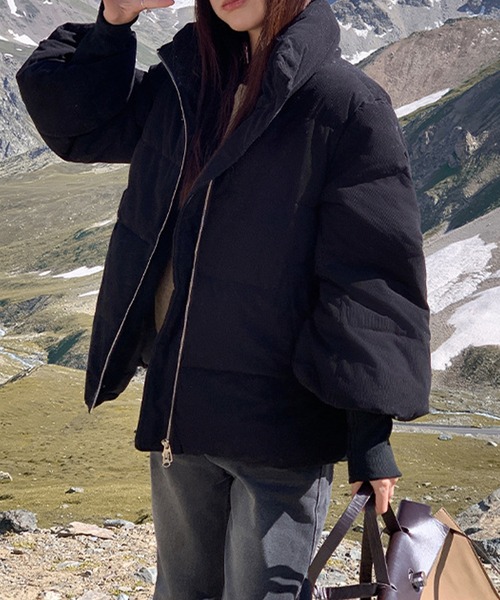 ブルゾン アウター コーデュロイ中綿ジャケット レディース : ZOZOTOWN