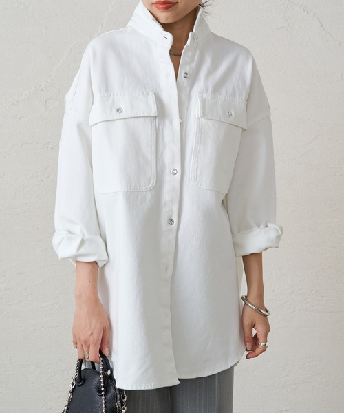 Loungedress（ラウンジドレス） 長袖シャツ FREE ネイビー レディース