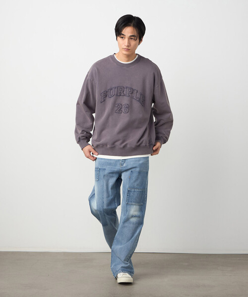 Purple&Yellow（パープルアンドイエロー） ジーンズ リメイク風加工