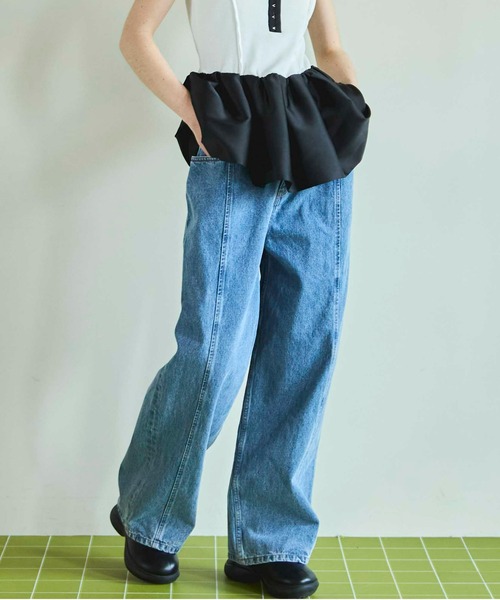 Side Slash Denim/サイドスラッシュデニム（デニムパンツ）｜MAISON