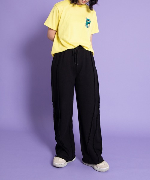 「PUNYUS」 スウェットパンツ 1 ブラック レディース_画像8