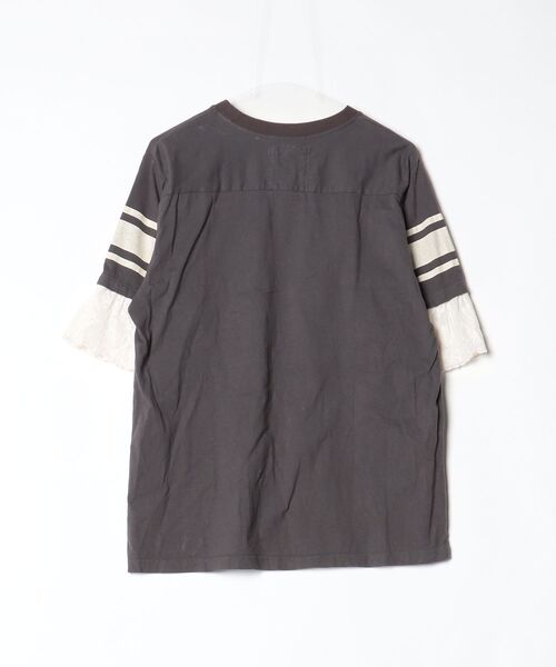 「GO TO HOLLYWOOD」 7分袖カットソー ONE SIZE チャコールグレー レディース_画像2